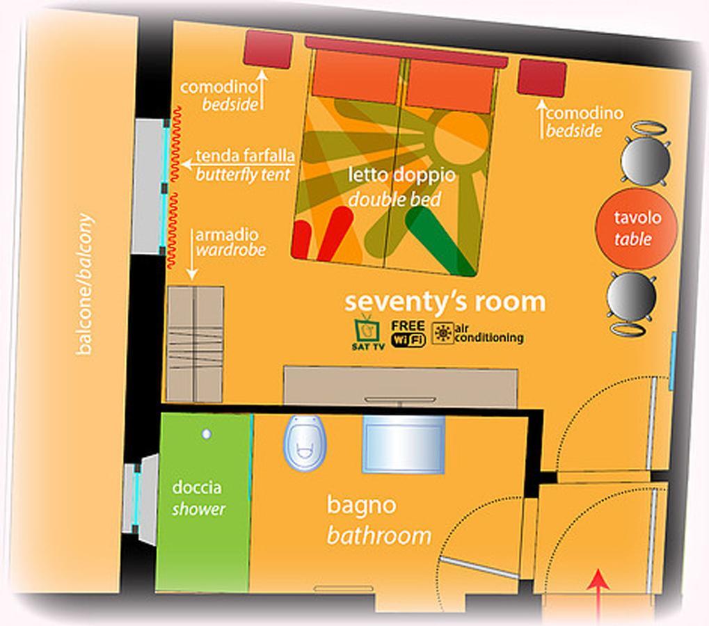 Zip B&B . Design In Florens Exteriör bild